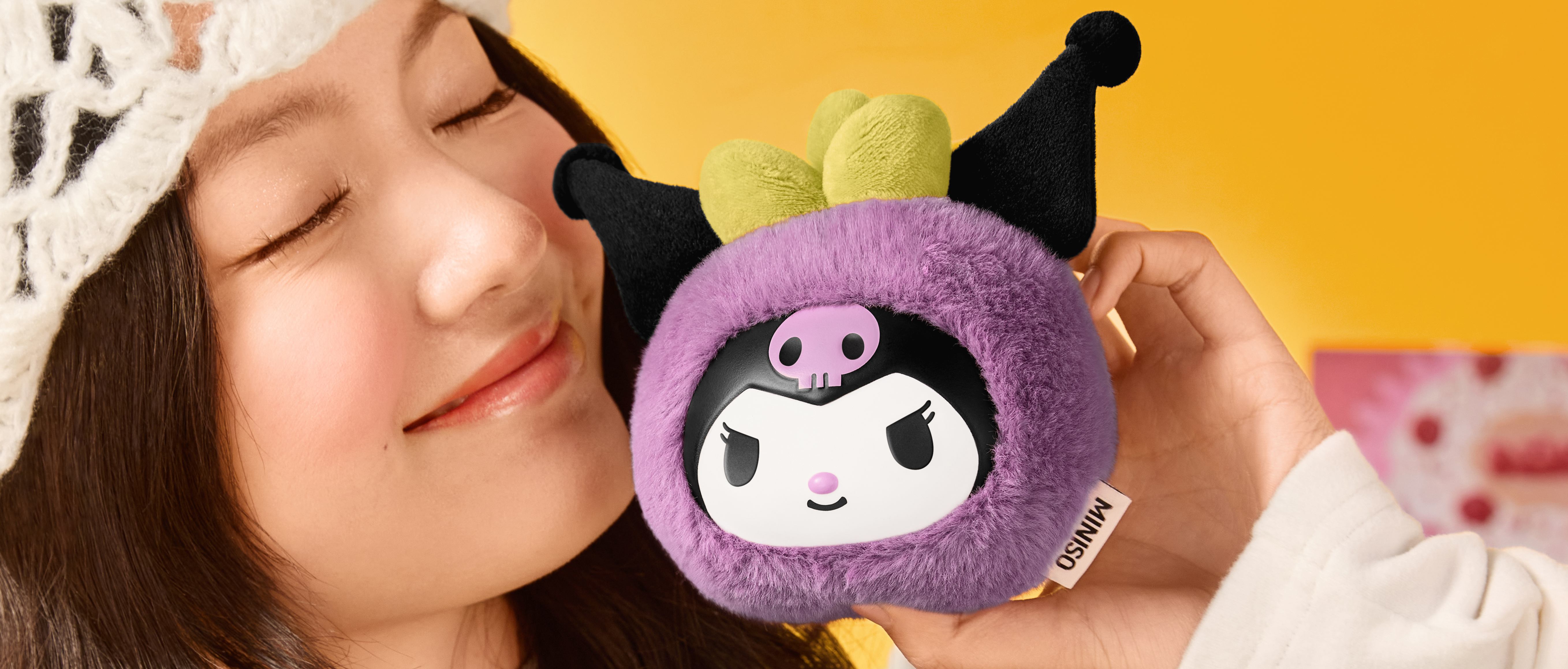 三丽鸥水果对对碰系列搪胶毛绒盲盒